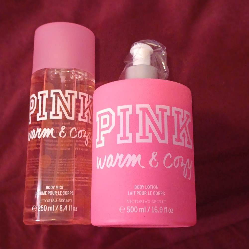 COPY - NWT. PINK WARM AND COZY SET